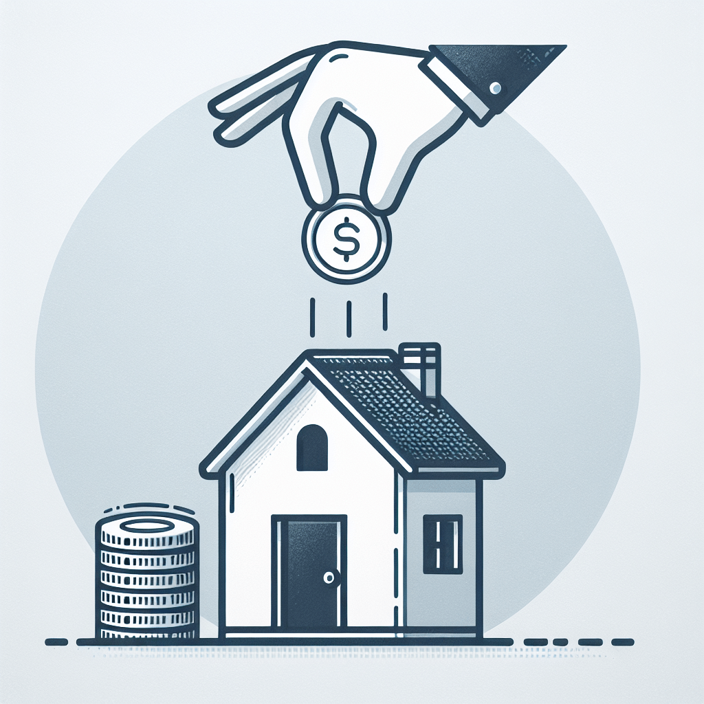 image shows a home being used as a piggy bank